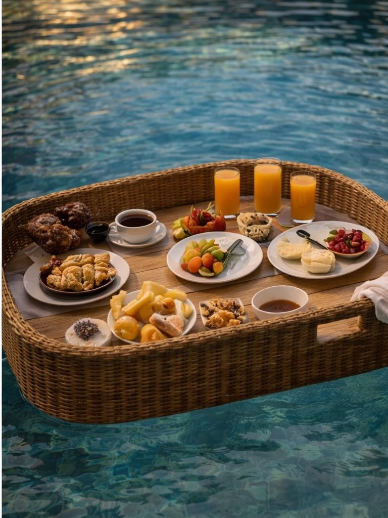 Petit-déjeuner flottant