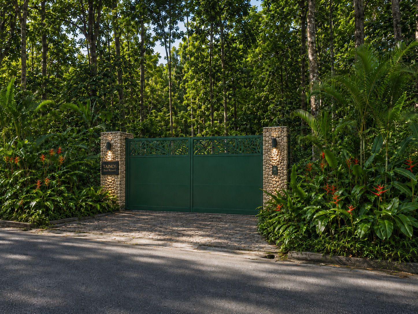 L'entrée du resort